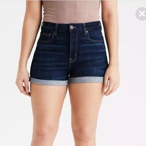 AE Ne(x)t Level Curvy Denim High-Waisted Shorts